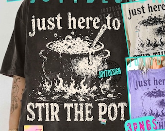Sarcastic Witch Cauldron ORIGINAL PNG, Funny Halloween Shirt Design, Trendy Snarky Witch Digital Graphic