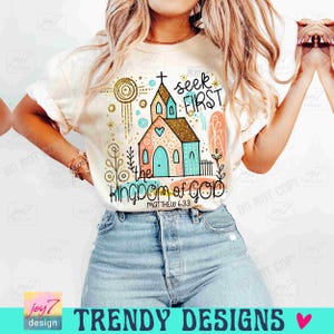 Königreich Gottes PNG Boho Christian Png Bibel Vers Matthäus 6:33 Gott Png Glaube Png Christian Boho Kirche Png ORIGINAL Bild 5
