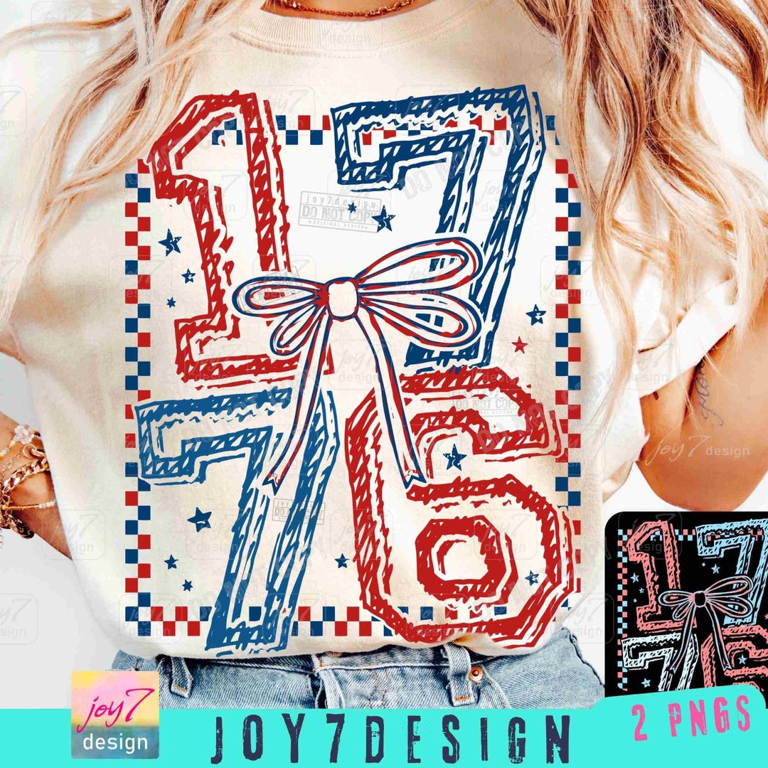 1776 Retro Checkered Coquette PNG Retro 4th of July Png Girly USA Png ...