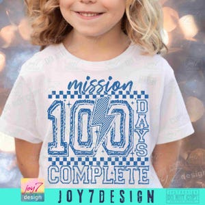 Misja 100 dni ukończona PNG Retro 100 dni szkoły Checker Png Szkoła png Png 100 dni szkoły Koszulka Png Słodka szkoła Png ORYGINAŁ zdjęcie 5
