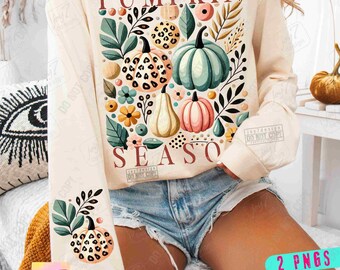 Pumpkin Season Boho PNG Leopard Pumpkin Boho Fall Shirt Png Fall Boho Pumpkin Season Png Trendy Fall Thanksgiving Autumn vibes Png ORIGINAL
