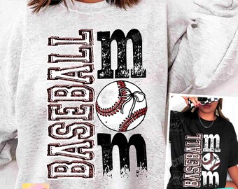 Baseball Mom PNG Varsity Coquette Baseball Mom Game Day Png Baseball Mom Shirt Design Trendy Baseball Mom Sublimation Sports DTF PngORIGINAL