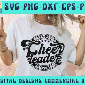 Cheerleader SVG PNG, Cheerleader Shirt Svg, Cher Mom Png, Cheer Life Svg, Cheer team Svg, Cheer Shirt Png, Cheer Life Svg, Cricut silhouet