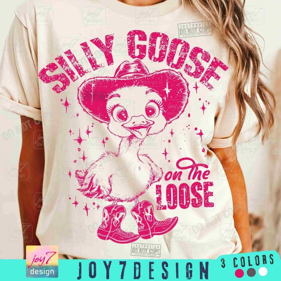 Funny Goose PNG Snarky Sarcastic Western Goose Funny quote shirt Retro Western design Trendy Sarcasm Vintage Graphic Cowgirl design ORIGINAL