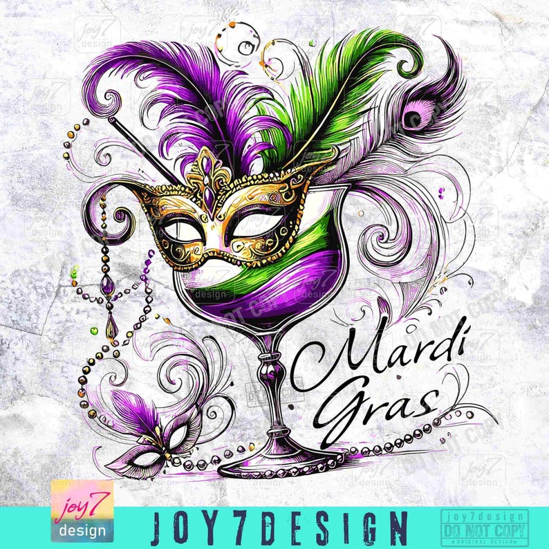 Mardi Gras-cocktail png Retro Mardi Gras-masker png carnaval shirtontwerp png trendy Mardi Gras Party Coquette Mardi Gras Festival png ORIGINEEL afbeelding 3