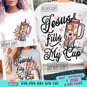 Jesus Fills My Cup Retro Shirt Jesus Fills My Cup Retro Shirt