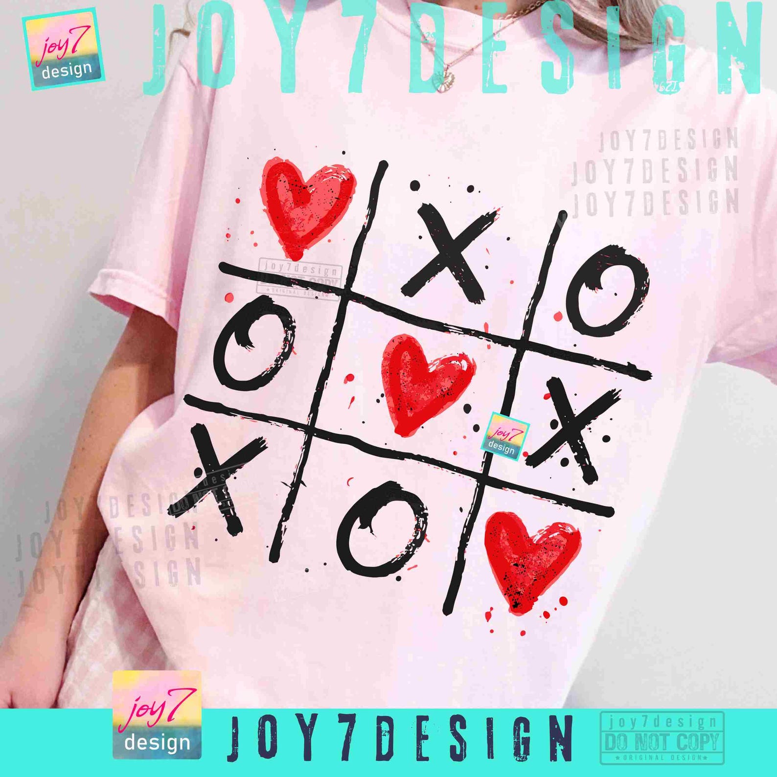 Valentine Tic Tac Toe XOXO PNG Trendy Distressed Valentines Day Game ...