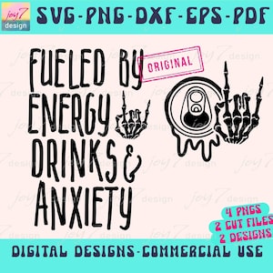 Fueled By Iced Coffee and Anxiety svg cut file and Sublimation Instant download with personal and commercial use license by Joy7design
https://www.etsy.com/ie/shop/Joy7design