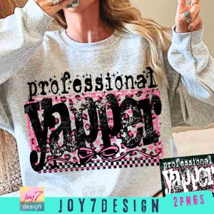 Professional Yapper Snarky Sarcastic Funny Mom, Sarcastic Mom, Sassy Mom-ontwerp, grappig gezegde, trendy dames retro png, origineel png