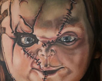 Buen chico lienzo pintado a mano