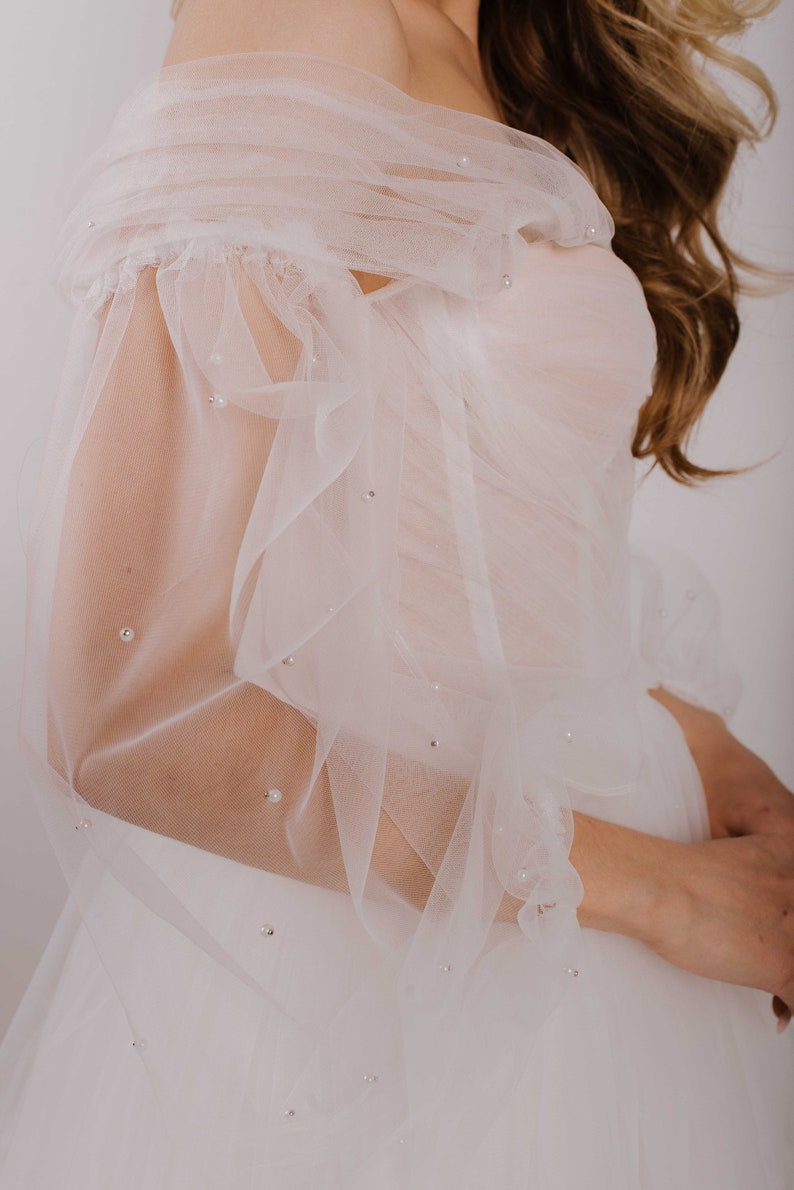 Detach Sleeve for Wedding Dress Ready to Ship Removable Sleeves