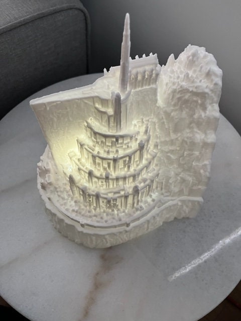 The Lord of The Rings The Capital Of Gondor Minas Tirith Resin Model Statue  COS