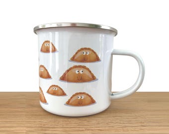 Cornish Pasty Enamel Mug