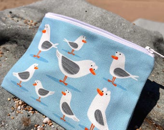 Seagull small zipped purse