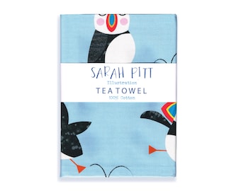 Puffin Tea Towel
