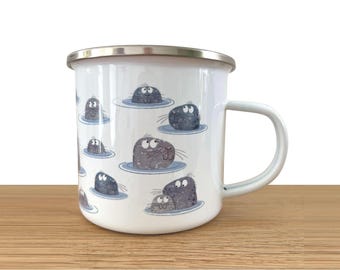 Seal Enamel Mug