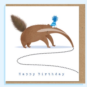 Anteater Birthday card