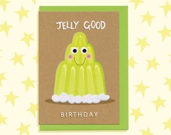 Jelly Birthday Card - Etsy UK