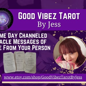 Lecture d'oracles le même jour/ Messages d'amour canalisés de votre personne/ Amour de lecture de tarot/ Amour de lecture psychique