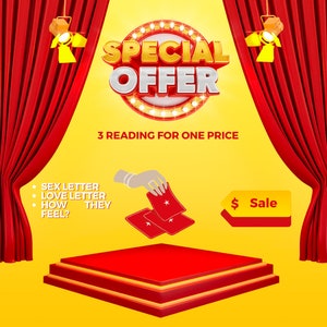 3 Tarot Love Reading Package For Low Price. Sex Ltter, Love Letter, How They Feel? Tarot/Oracle / Psychic Reading Love