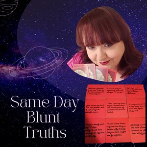 Same Day Blunt Messages of Truth From Your Person! Tarot/ Psychic Reading Love