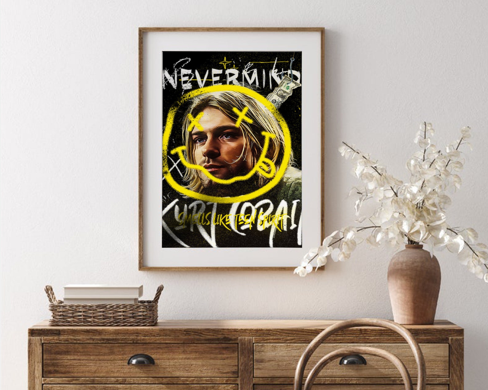 Kurt Cobain Print Nirvana Poster Music Art Pop Art Retro - Etsy