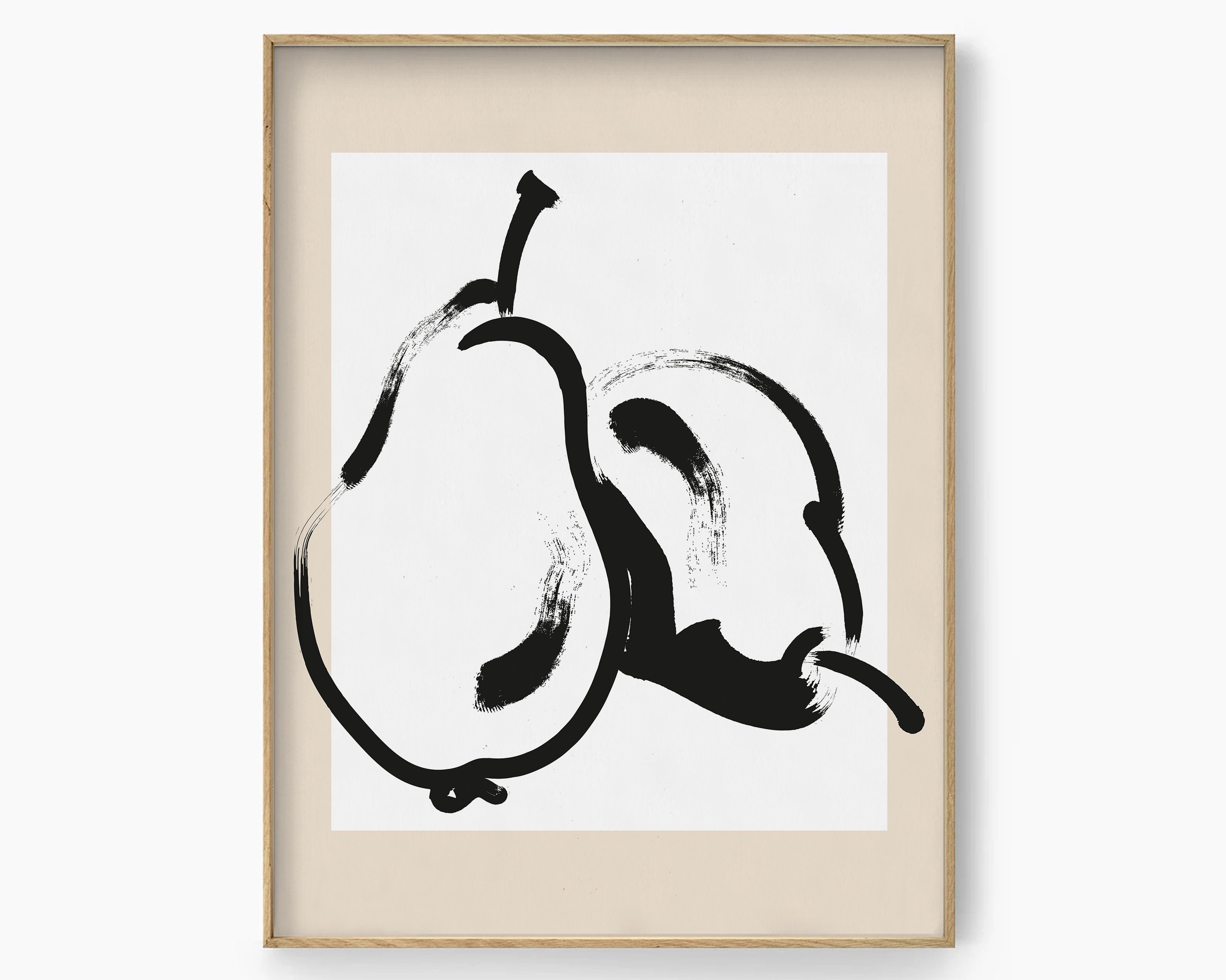 Object Line Drawing Pear Pear Line Drawing