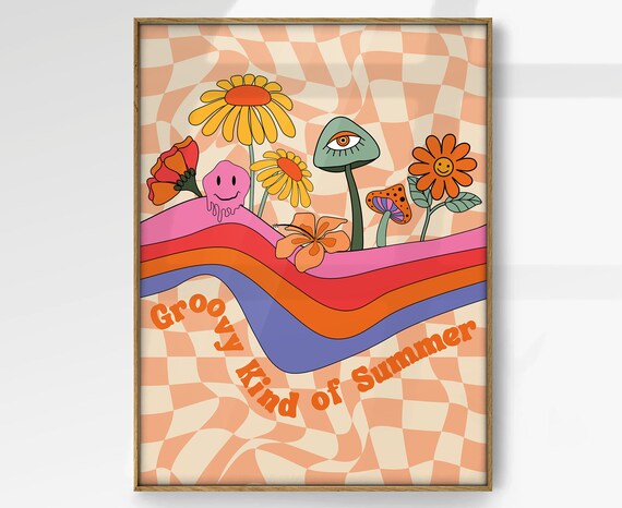 A4 Size Stay Groovy Aesthetic Poster for Wall Decoration Paper Print -  Decorative posters in India - Buy art, film, design, movie, music, nature  and educational paintings/wallpapers at