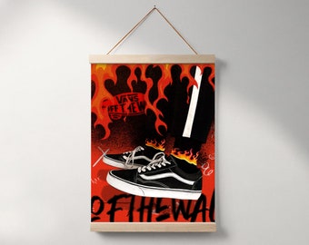 vans on fire