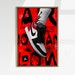 Air Jordan Poster Nike Print Travis Scott Wall Art Sneaker - Etsy