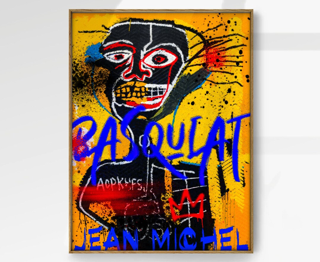 Jean Michel Basquiat, Basquiat Print, Street Art, Exhibition Poster