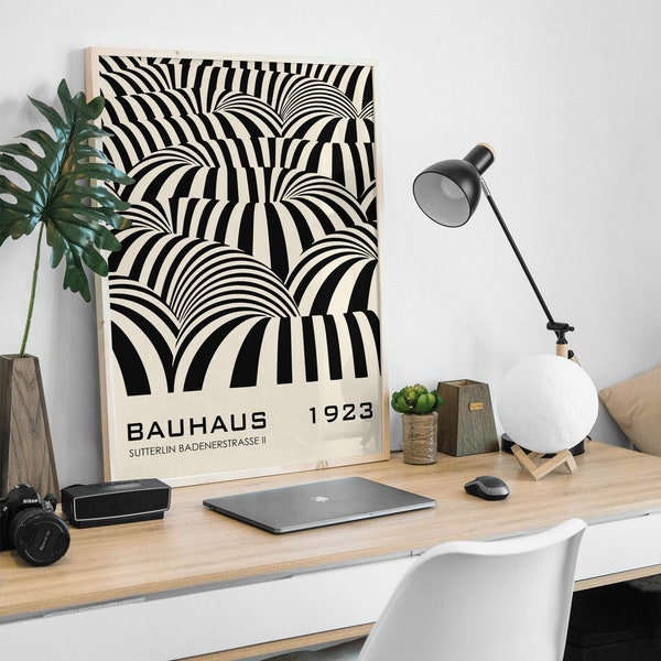 Bauhaus Printable Exhibition Poster, Bauhaus Print, Bauhaus Decor, Bauhaus Wall Art, Bauhaus Home Poster Print, Vintage Bauhaus Wall Art