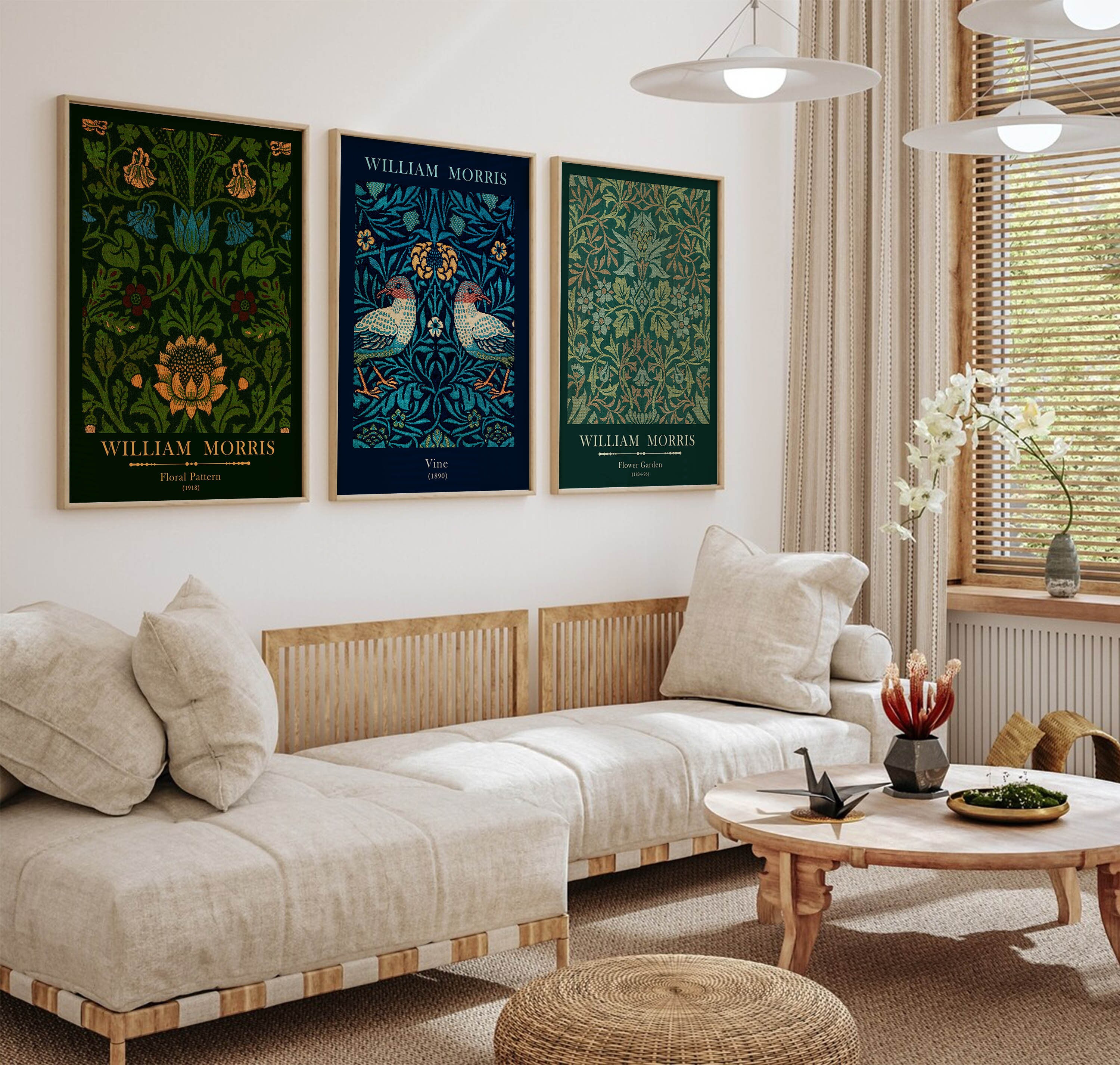 William Morris Printable Wall Art Set, Morris Print Set of 6, Art ...