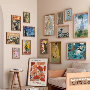 Vintage Kunstdrucke Set: Eklektische Galerie-Wand-Dekor (Digitaler Download)