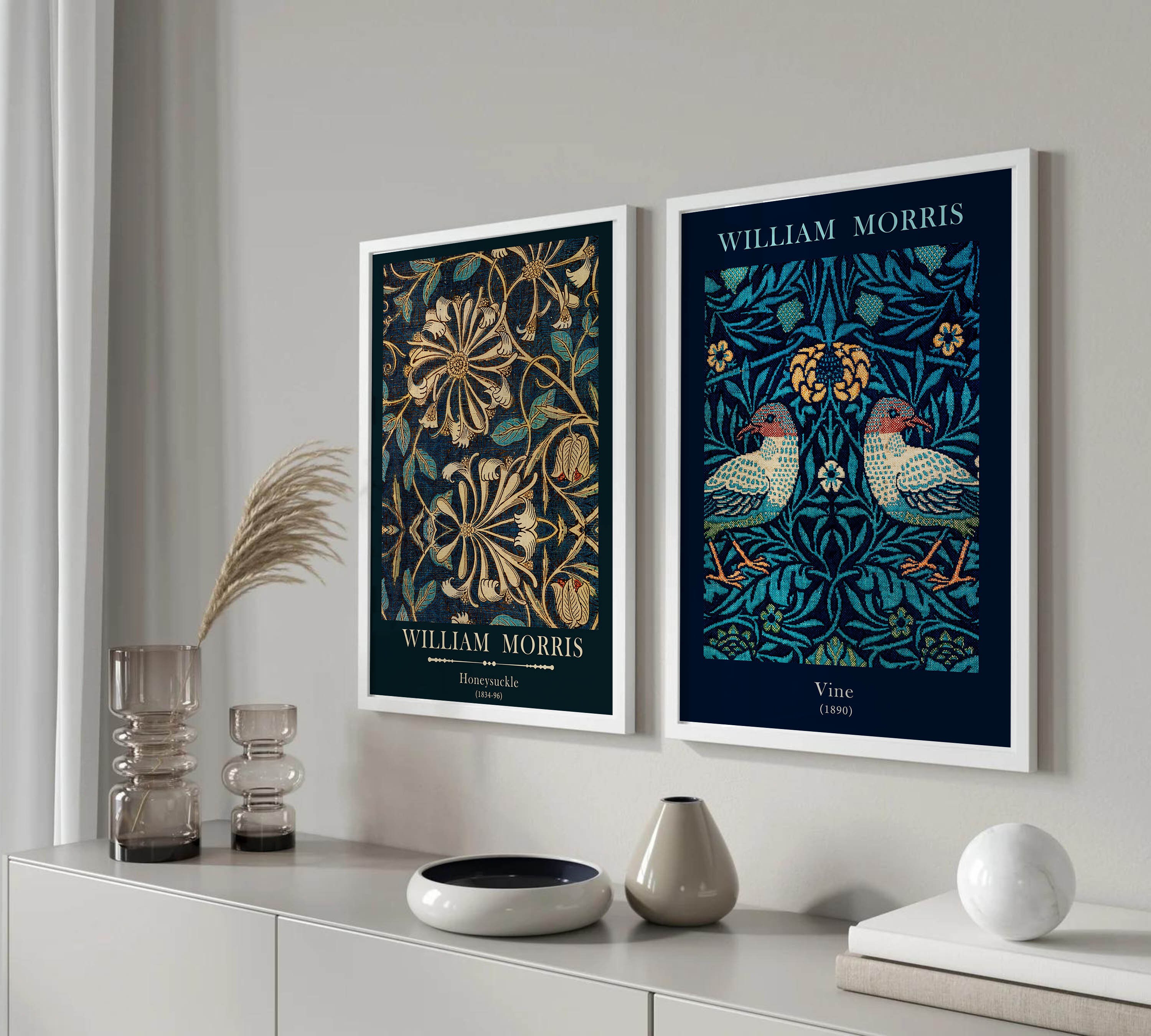 William Morris Printable Wall Art Set, Morris Print Set of 6, Art ...