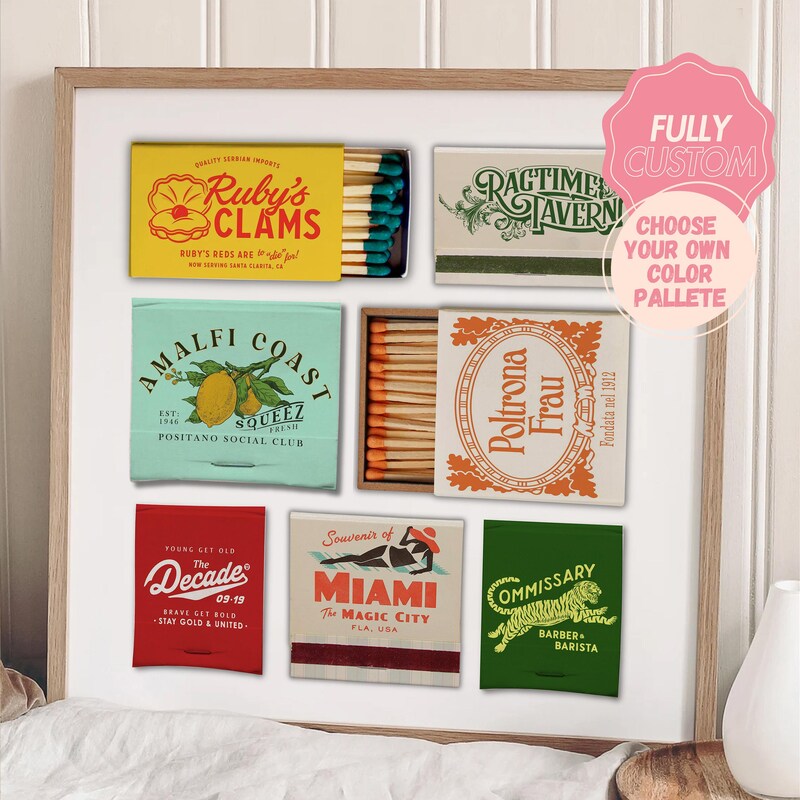 Custom Matchboxes - Etsy