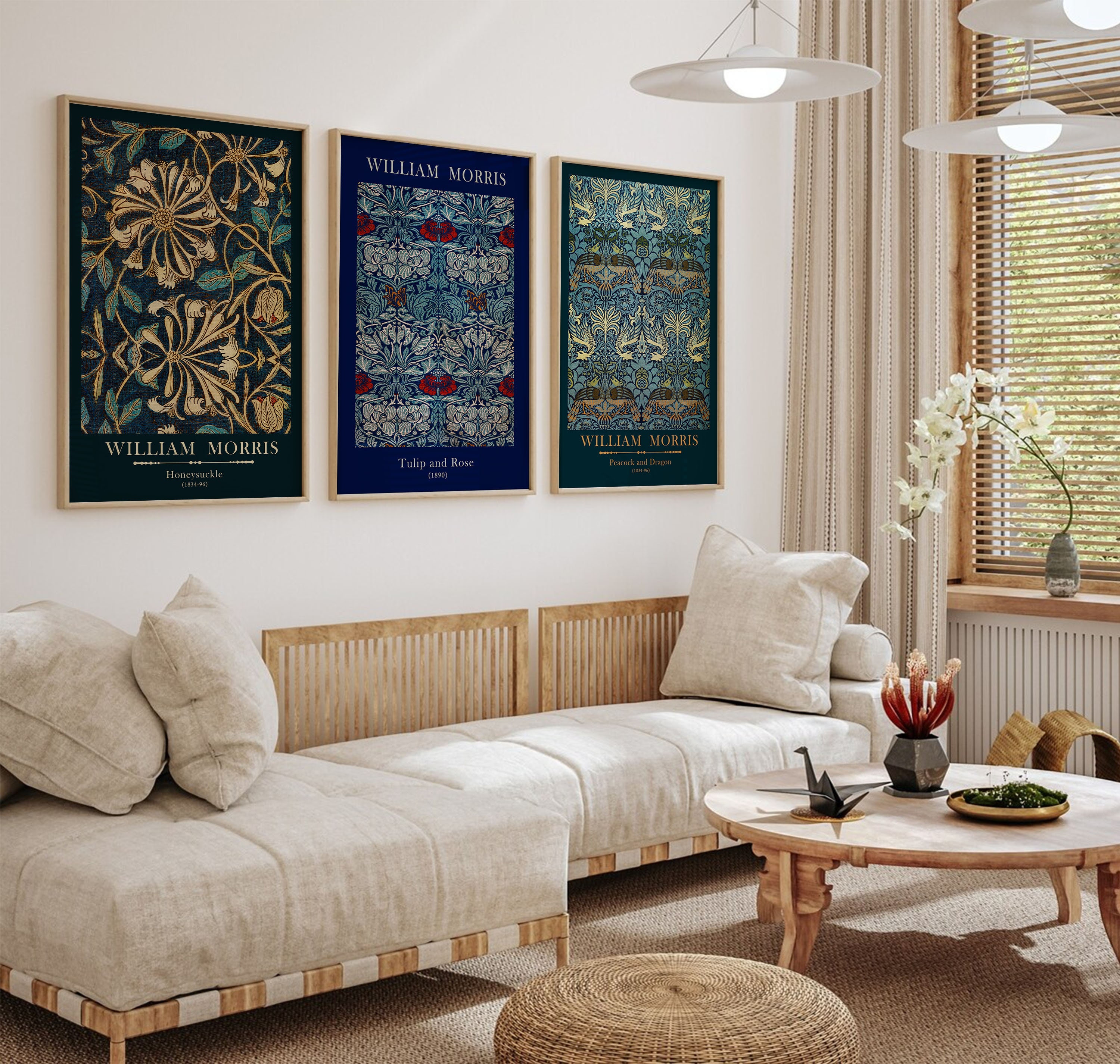 William Morris Printable Wall Art Set, Morris Print Set of 6, Art ...