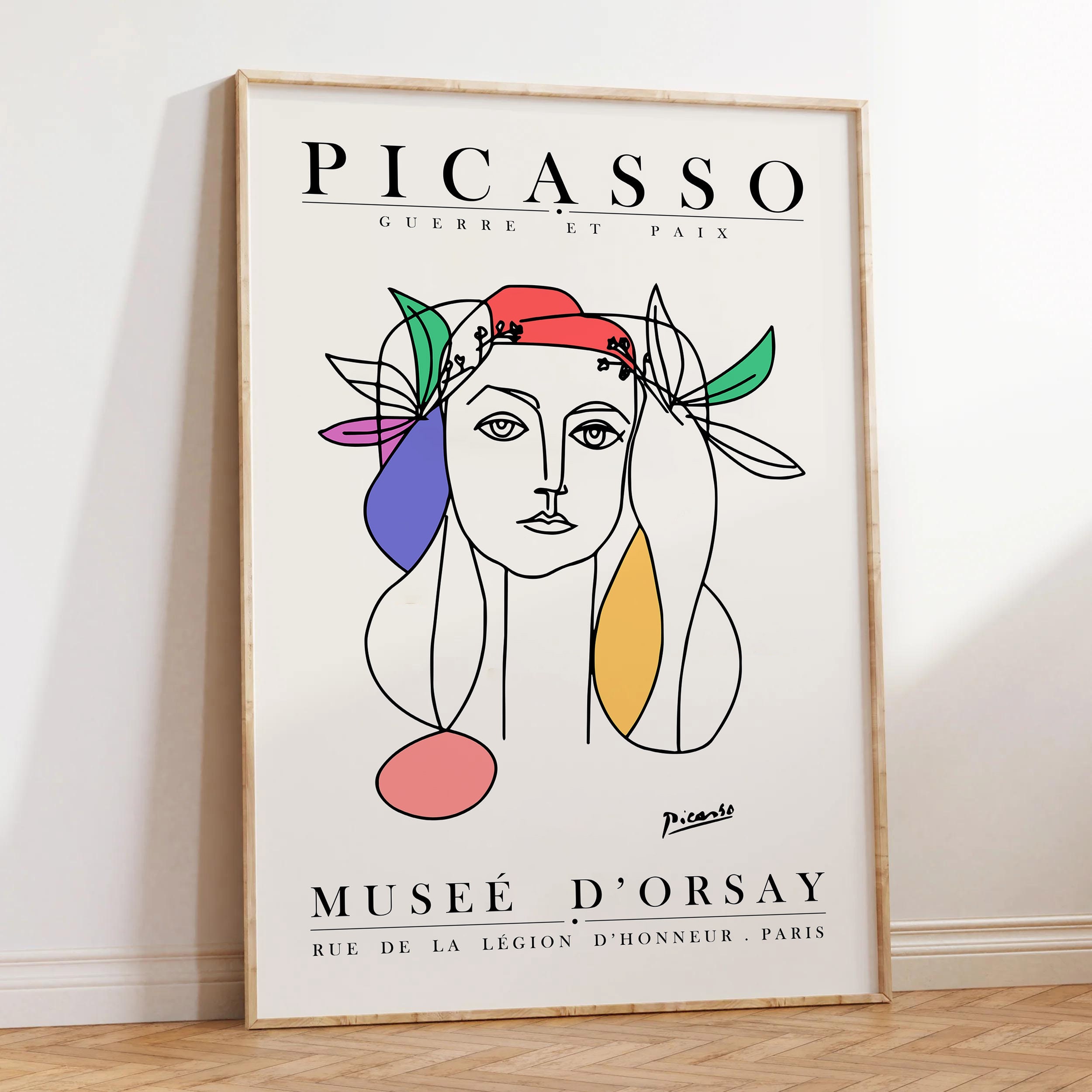 Set of 3 Picasso Print Picasso Drawings Picasso Printable Etsy