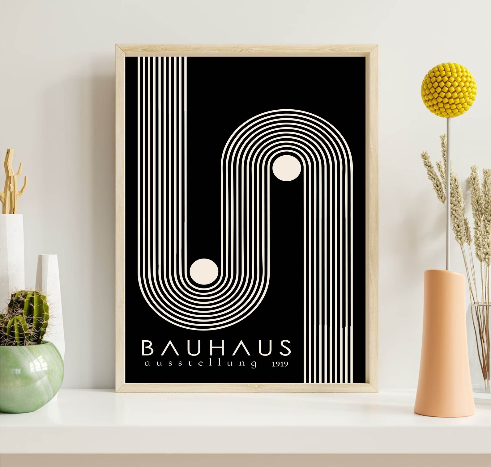 Bauhaus Set of 2 Bauhaus Printable Exhibition Poster Bauhaus Print ...