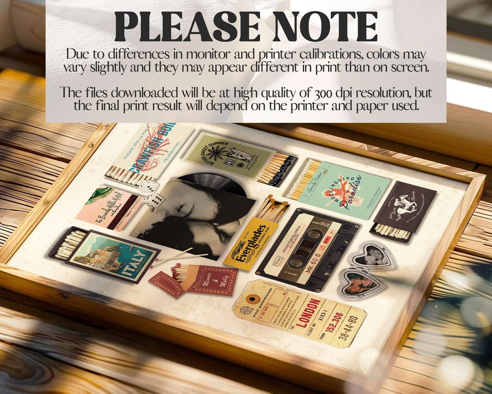 CUSTOM MATCHBOOK ART | Personalized Digital Matchbox Gift | Large ...