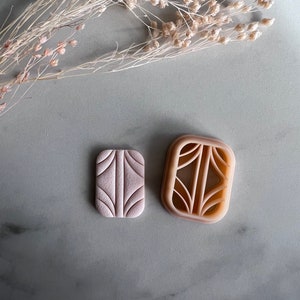 Art Deco Rectangle Shape Polymer Clay Jewellery Cutter