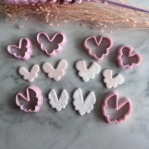 Butterfly Scallop Wing Shape Polymer Clay Jewellery Cutter