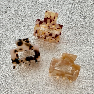 Barrette en acétate,Pince à cheveux pour femme,Bijoux pour cheveux,Barre à cheveux minimaliste,Griffes à cheveux écaille de tortue,Barre à cheveux,Mini griffe à cheveux,Accessoires pour cheveux