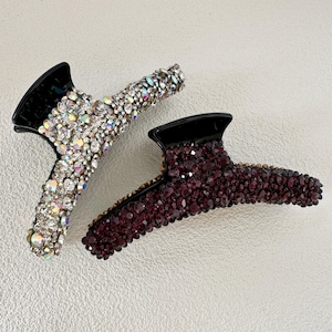Rhinestone Hair Clip,Women Hair Accessory,Hair Clip,Large Hair Clip,Elegant Hair Clip,Claw For Long Hair,Hair Accessories,Delicate Hair Clip