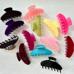 レディースヘアアクセサリー、アセテートヘアクリップ、マルチカラーヘアクロークリップ、ヘアジュエリー、ロングヘア用クロー、べっ甲ヘアクロー、ジョーヘアクリップ