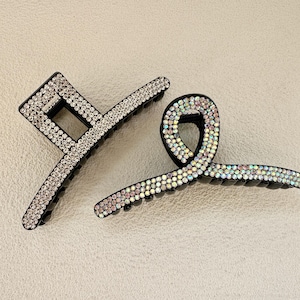Rhinestone Hair Clip,Minimalist Hair Clip,Women Hair Accessory,Hair Clip,Claw For Long Hair,Elegant Hair Clip,Girls Hair Clip,Hair Claw Clip