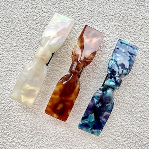 Bow Hair Clip,Hair Clamp For Woman,Hair Jewelry,Acetate Hair Clip,Claw For Long Hair,Ponytail Hair Clip,Hair Accessories,Hair Claw Clip