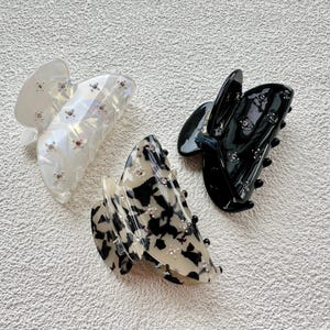 アセテートヘアクリップ、ミニマリストヘアクリップ、べっ甲ヘアクロー、女性用ヘアクランプ、ヘアアクセサリー、ロングヘア用クロー、ヘアジュエリー