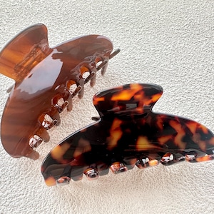 Acetate Hair Clip,Women Hair Accessory,Hair Claw,French Hair Claw,Tortoise Shell Hair Clip,Vintage Hair Clip,Colourful Claw,Large Hair Claw