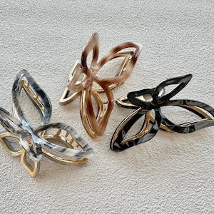 Butterfly Hair Claw,Hair Clips For Women,Vintage Hair Clip,Hair Accessories,Claw For Long Hair,Acetate Hair Clip,Hair Jewelry,Hair Clip